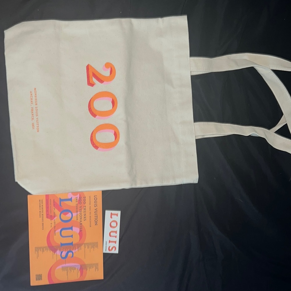 Louis Vuitton Canvas tote.